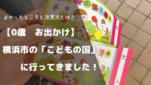 0歳 お出かけ 横浜市の こどもの国 に行ってきました よかったところと注意点とは 子連れ料理人ブログ